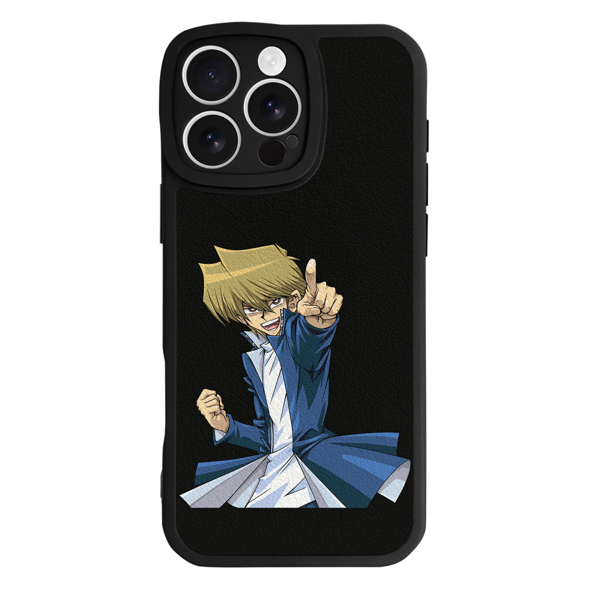 （画像用） 遊☆戯☆王 Yu-Gi-Oh! 【iPhone 16シリーズ対応】シリコンスマホケース（レザー調） 材質：シリコン